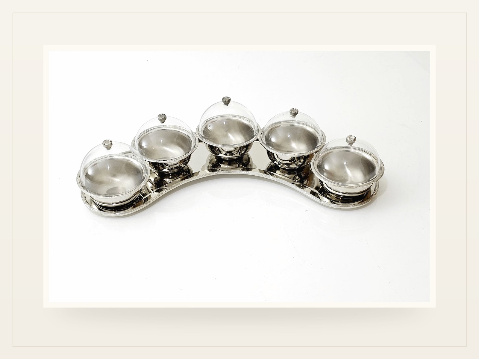 Arc Multi-Bowl Servers by TABCO Silverware