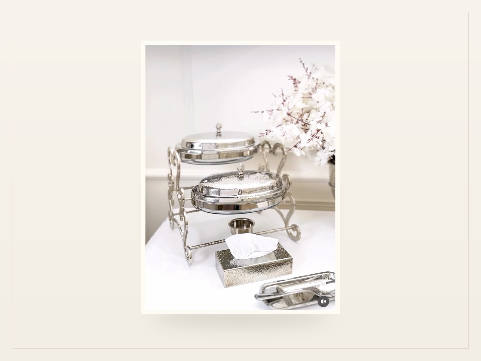 Oval Pyrex Holders by TABCO Silverware