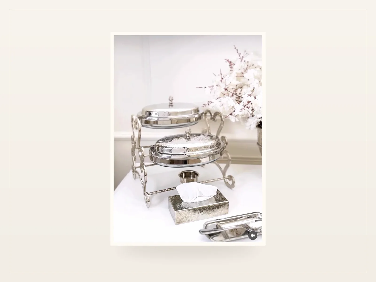 Oval Pyrex Holders by TABCO Silverware