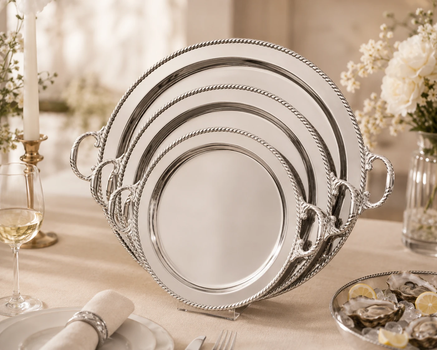Classic Serving Trays by TABCO Silverware