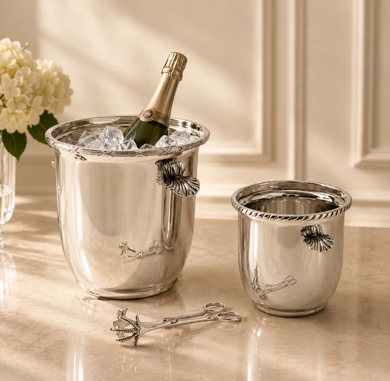 Ice & Champagne Buckets by TABCO Silverware
