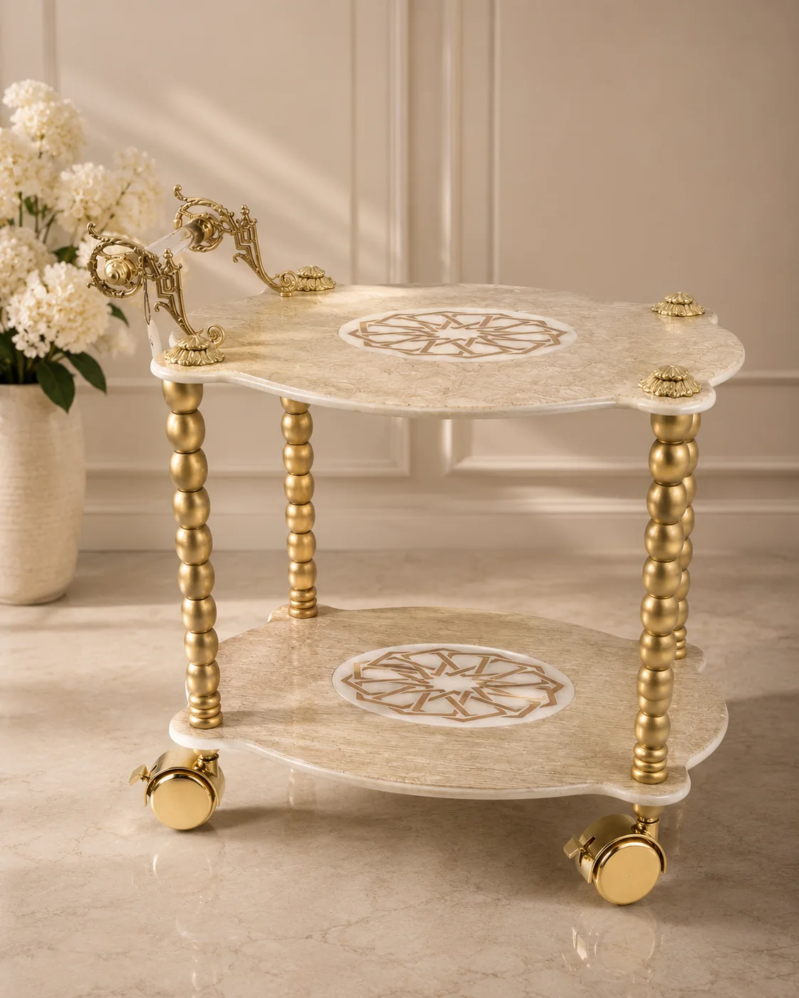 Wooden Trolleys by TABCO Silverware